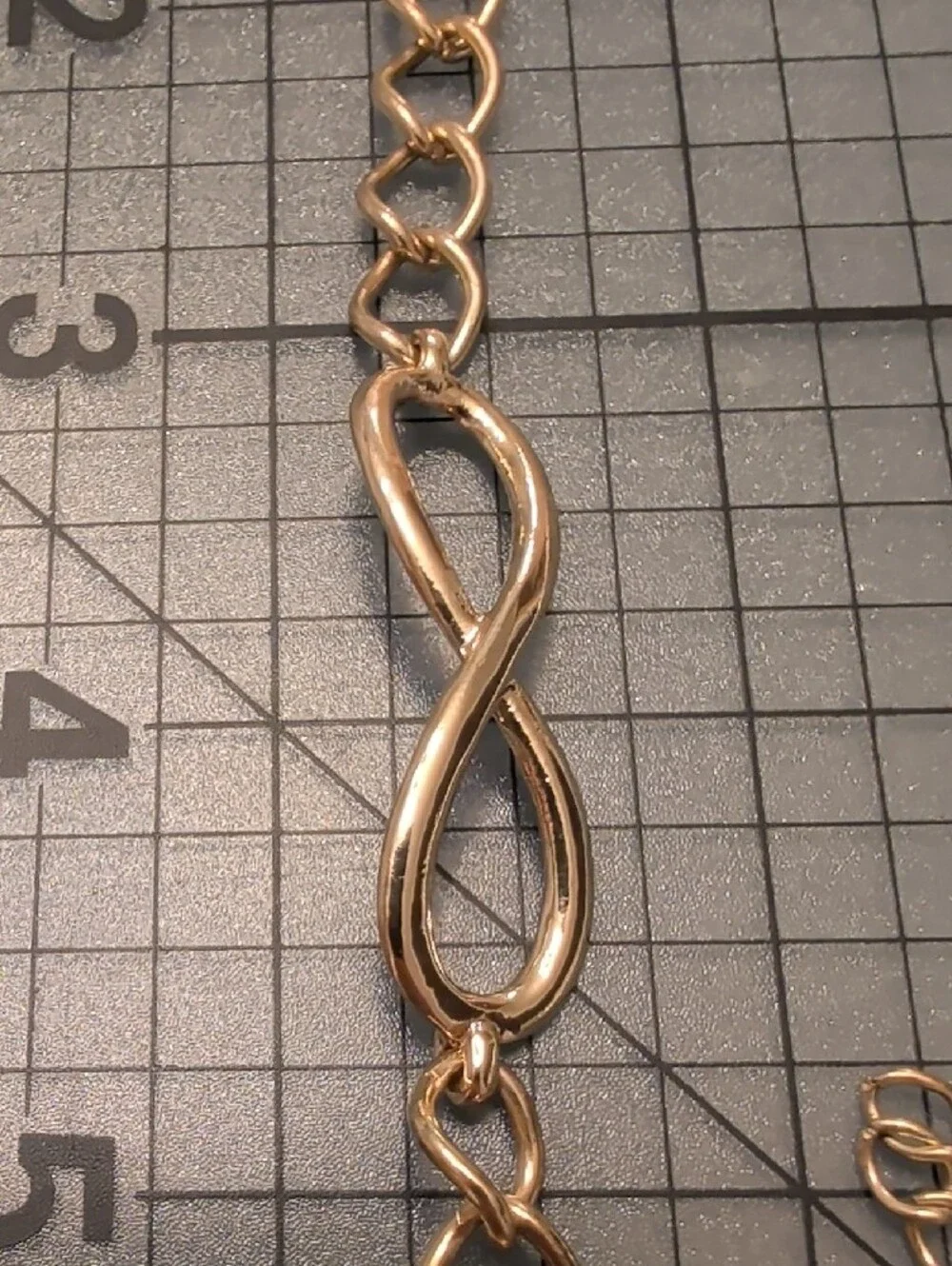 Gold Tone Infinity Link Bracelet - Women Jewelry